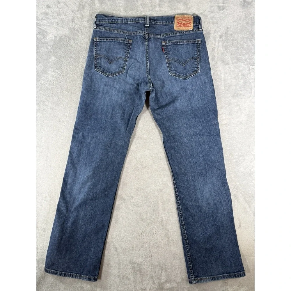 Levis 559 Jeans Mens 34x32 Blue Denim Relaxed Straight Fit